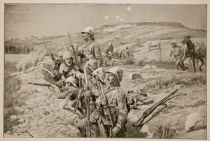 ¡Fijen bayonetas! Repeliendo un ataque desde las trincheras alrededor de Ladysmith, 1900